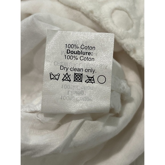 J.Crew Skirt Women’s 2 White Eyelet Cut Out Pencil Straight Zip Cotton 45712 - Picture 12 of 12